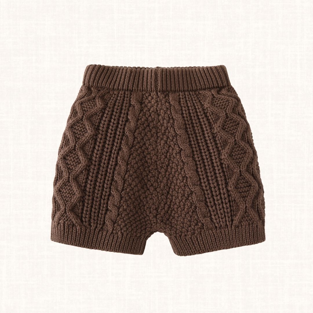 Oliver Knit Shorts Brown