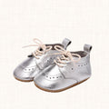 Silver Bloom Soft Shoes