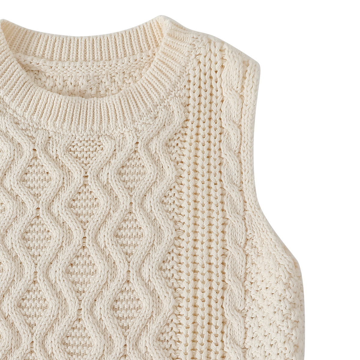 Arthur Knit Vest Off White