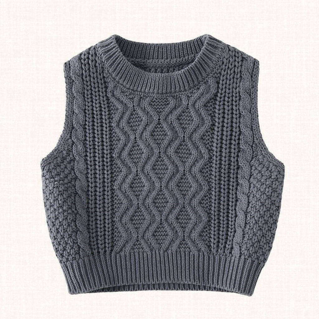 Arthur Knit Vest Gray