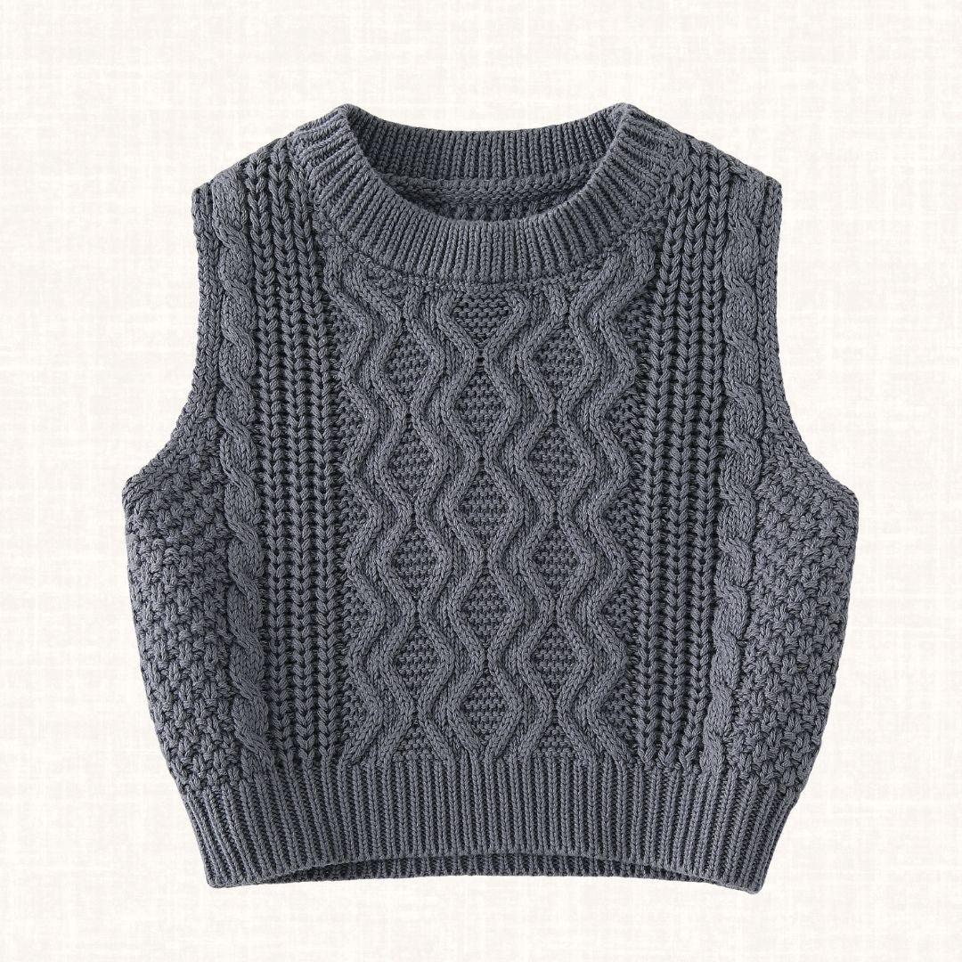 Arthur Knit Vest Gray