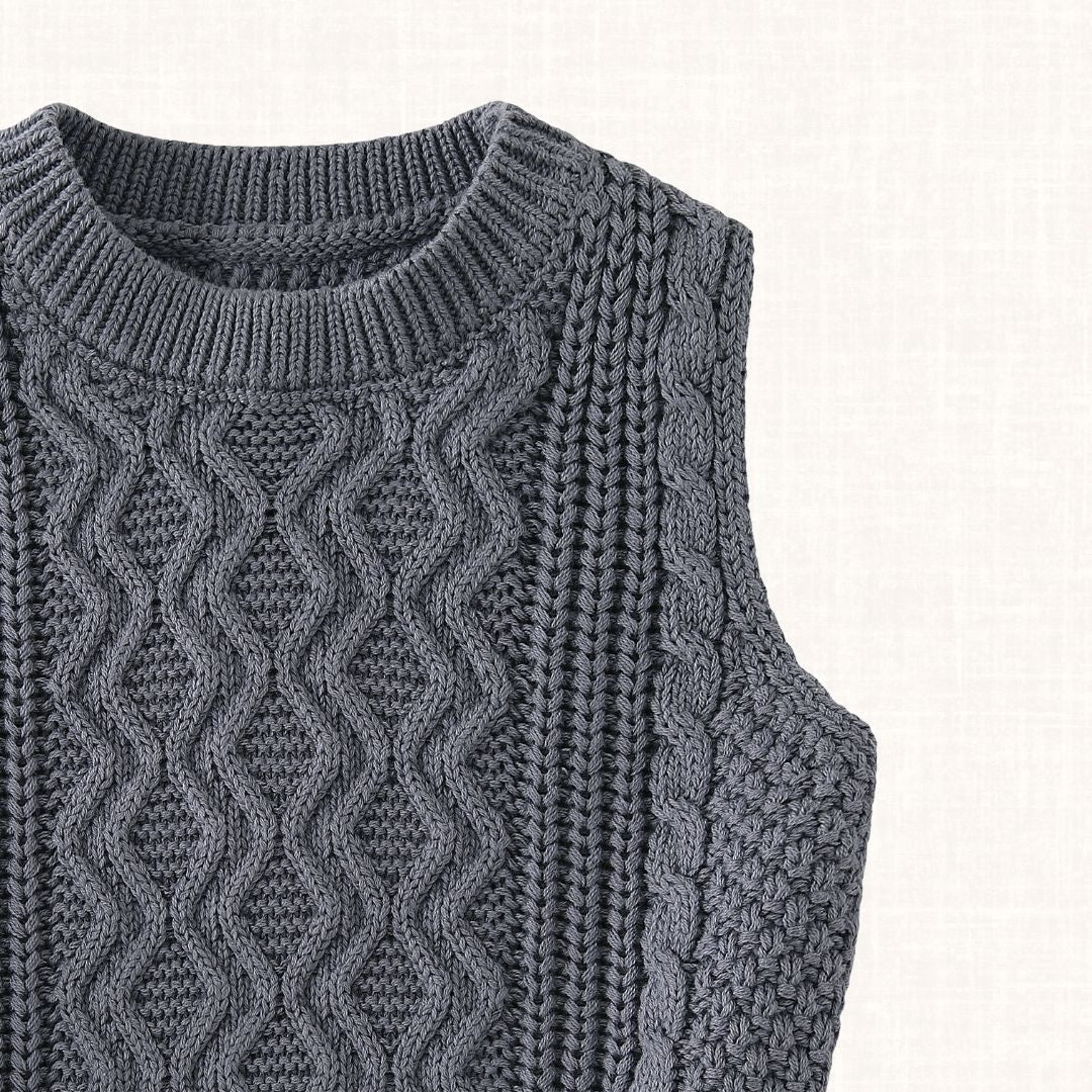 Arthur Knit Vest Gray