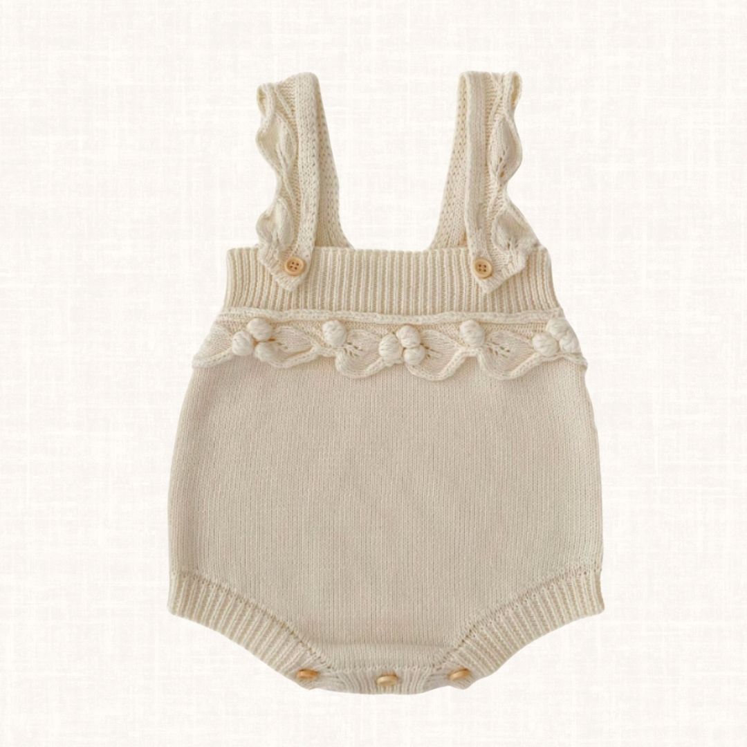 Noémie Ruffle Knit Romper
