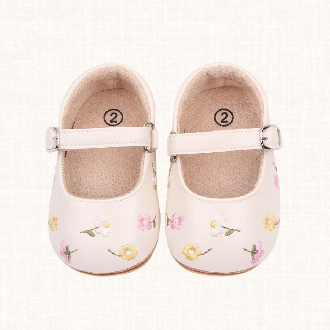 Floral Mary Janes