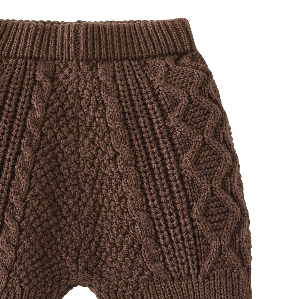 Oliver Knit Shorts Brown