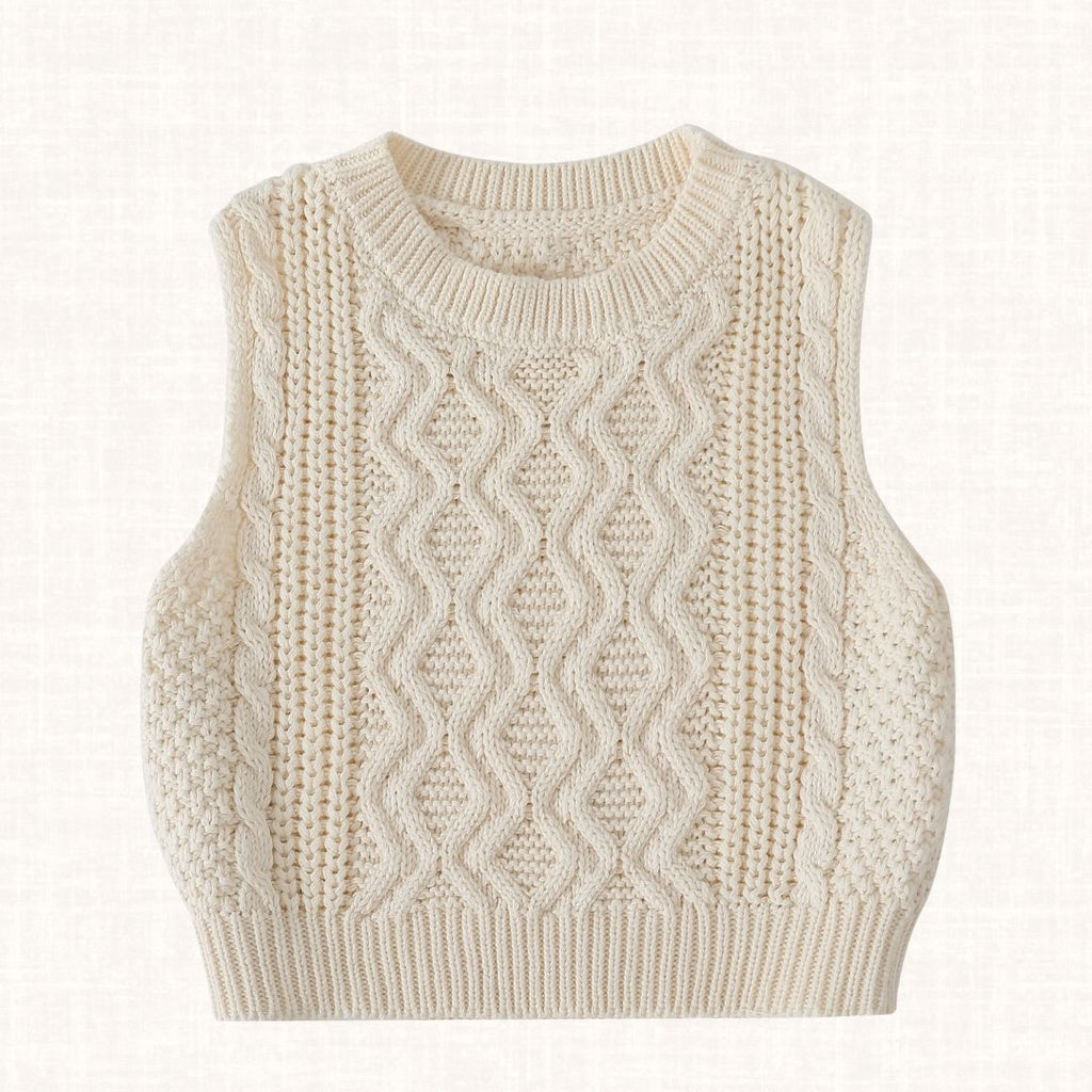Arthur Knit Vest Off White