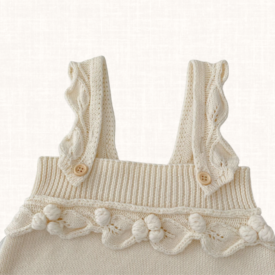 Noémie Ruffle Knit Romper
