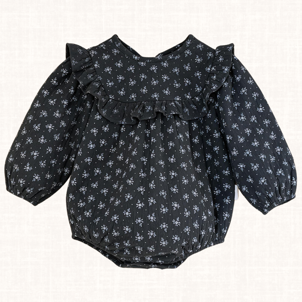 Maëlle Midnight Floral Romper