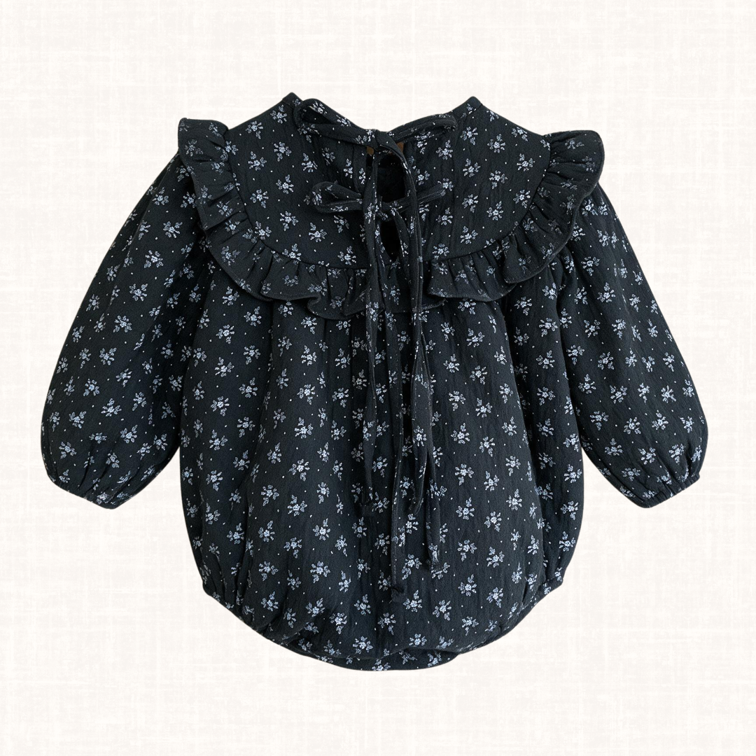Maëlle Midnight Floral Romper