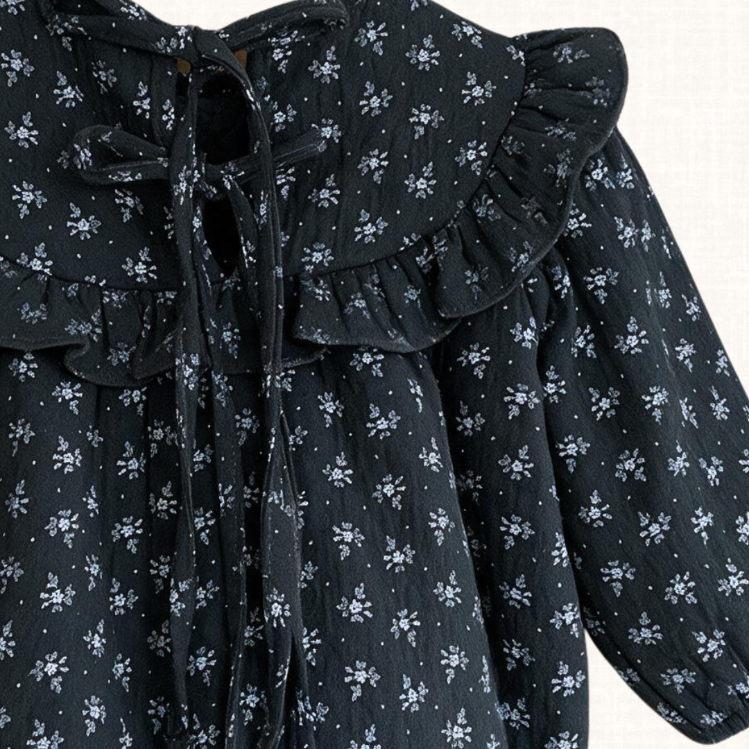 Maëlle Midnight Floral Romper