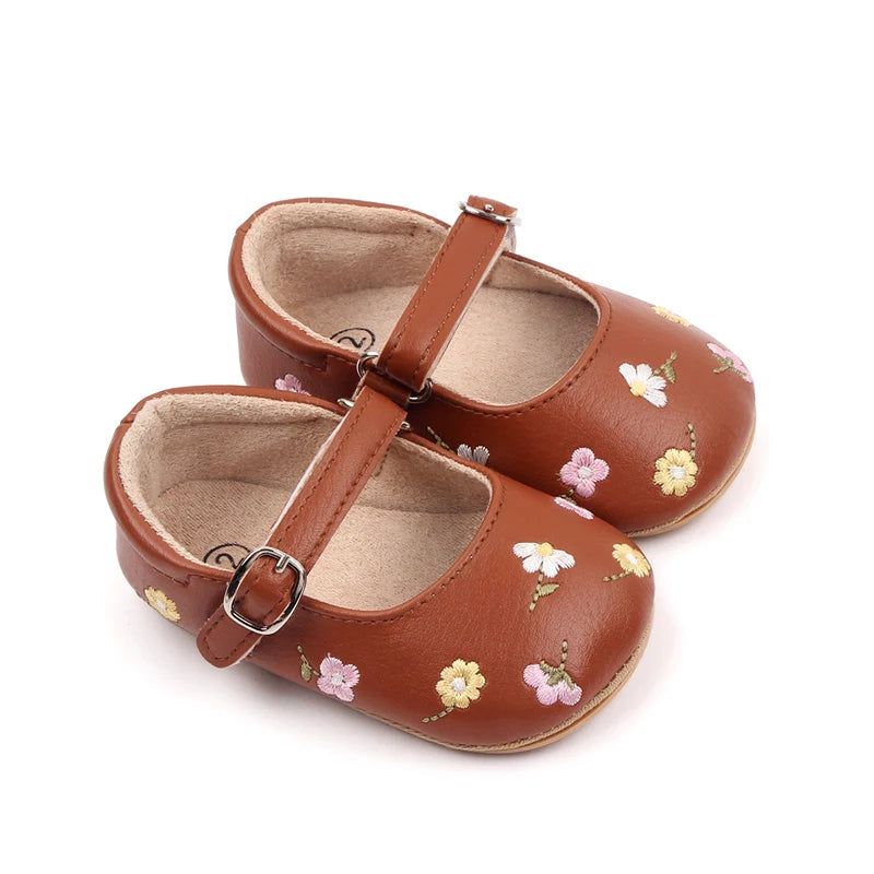 Floral Mary Janes
