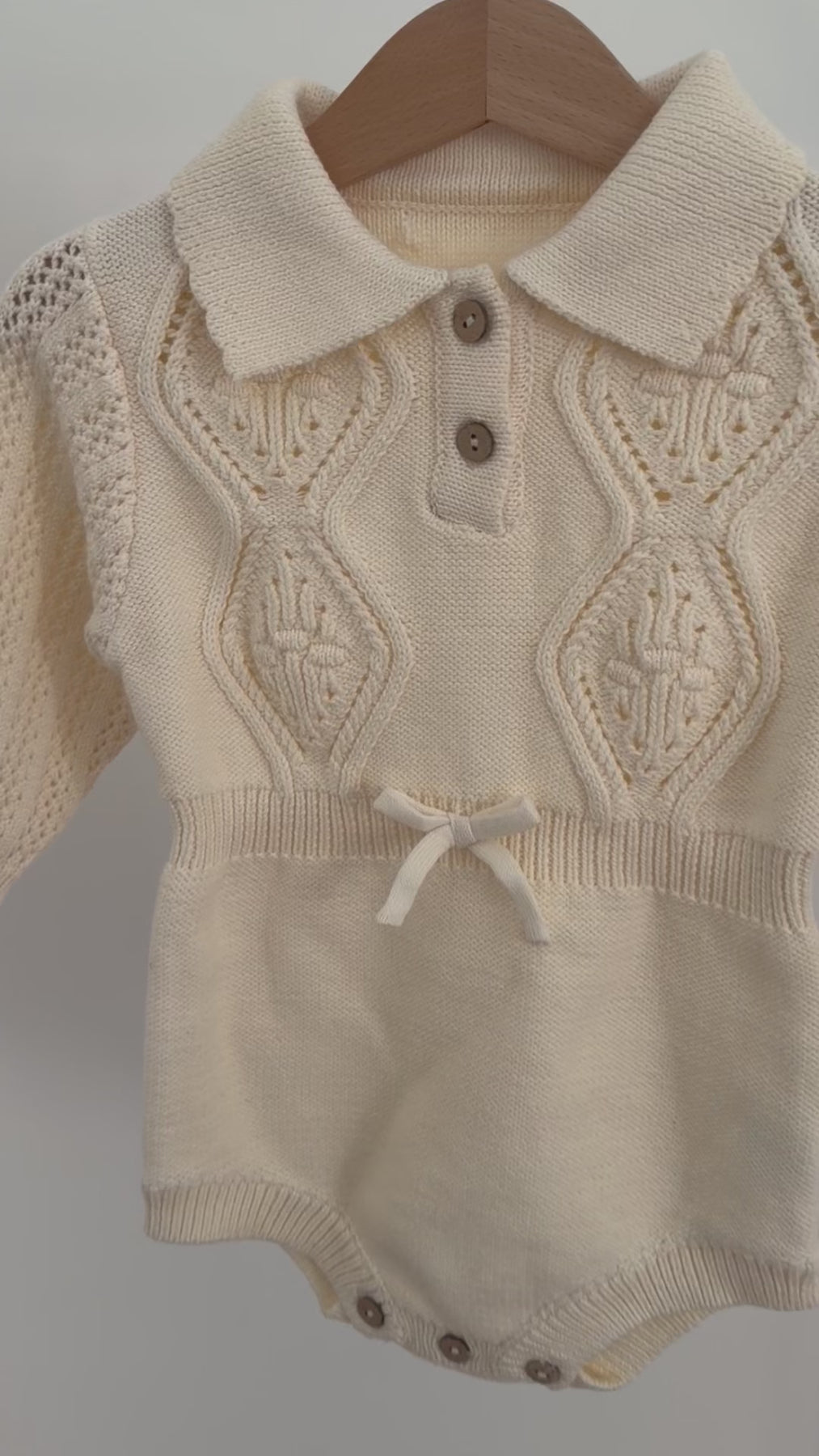 Louise White Romper