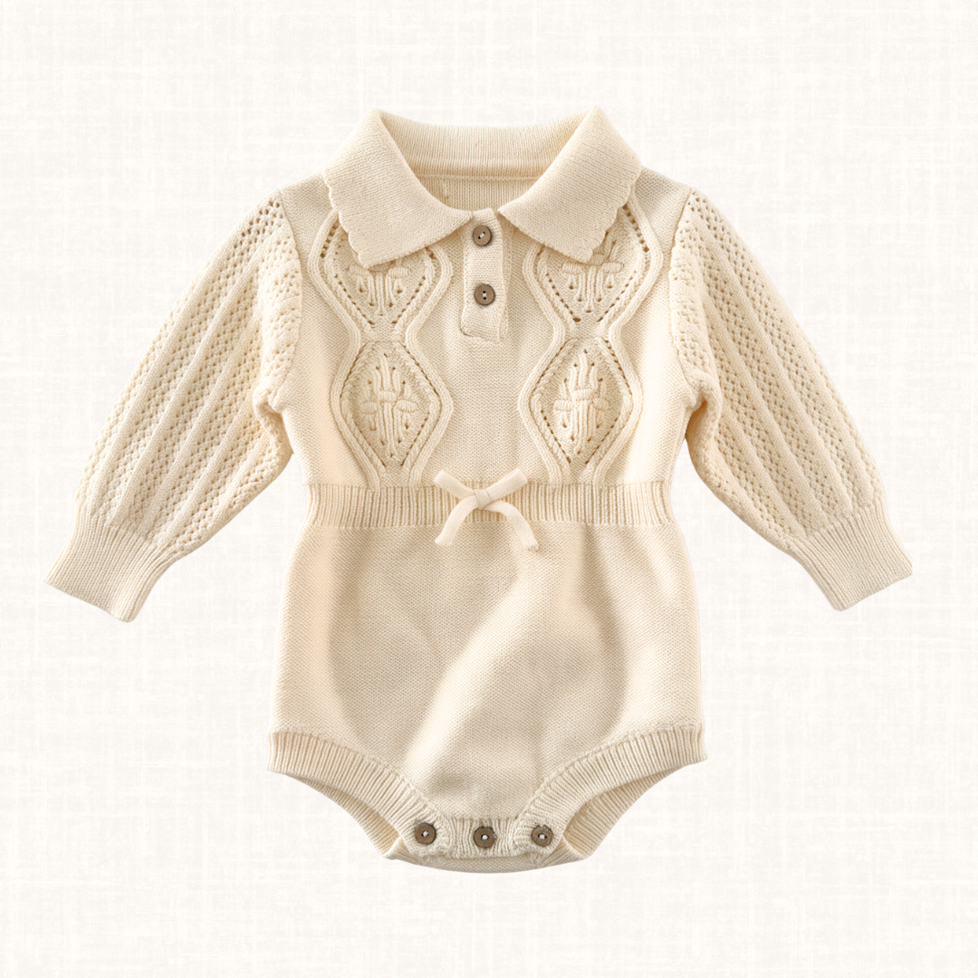 Louise White Romper